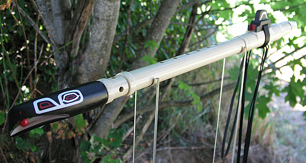 Assembled NW Raven flute